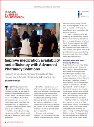 Improve medication availability and efficiency with Advanced Pharmacy Solutions