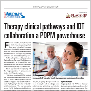 Therapy clinical pathways and IDT collaboration a PDPM powerhouse