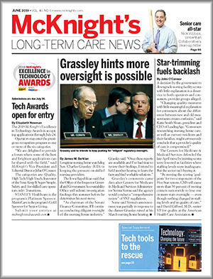 McKnight's Long Term Care News June Cover