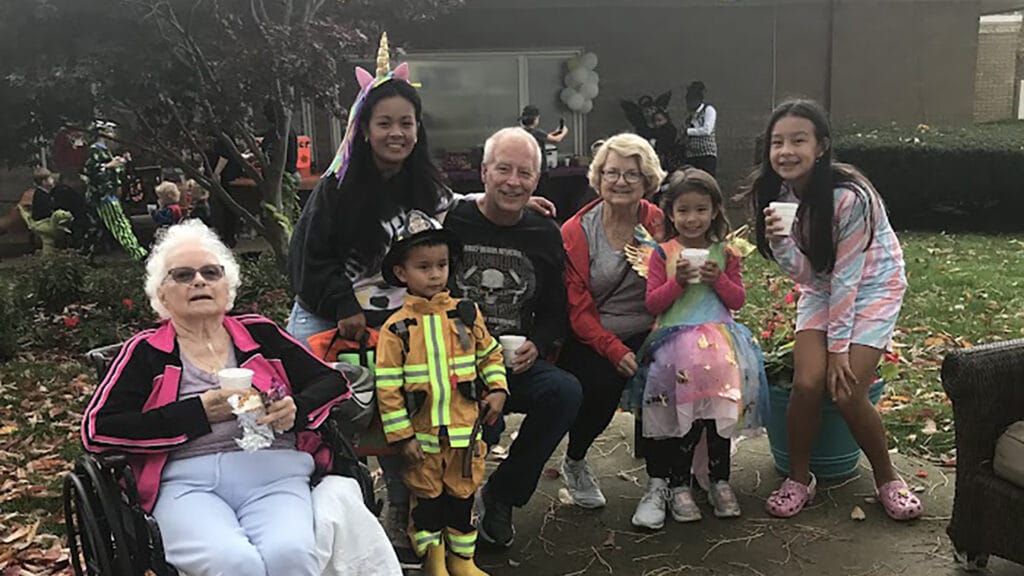 Trunk-or-treat at SNF brings kids, residents and staff together